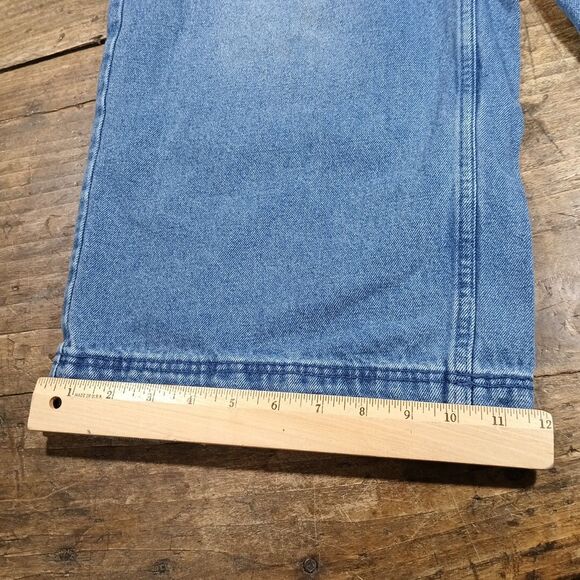 POPSUGAR Sz 18 Cropped Jeans Denim Capri Wide Leg 100% Cotton - Picture 7 of 10